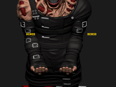 Residual Evil Nemesis cellphone and joystick holder 3D Print Model