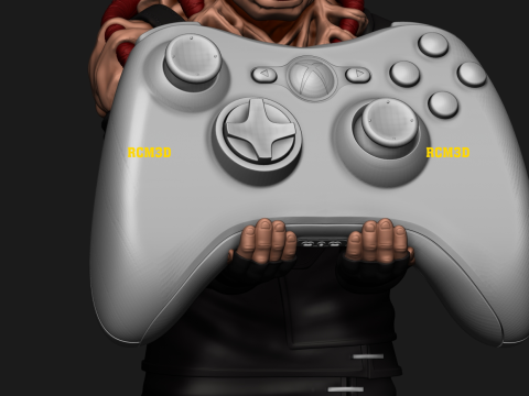 Residual Evil Nemesis cellphone and joystick holder 3D Print Model