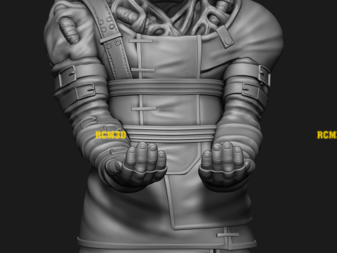 Residual Evil Nemesis cellphone and joystick holder 3D Print Model
