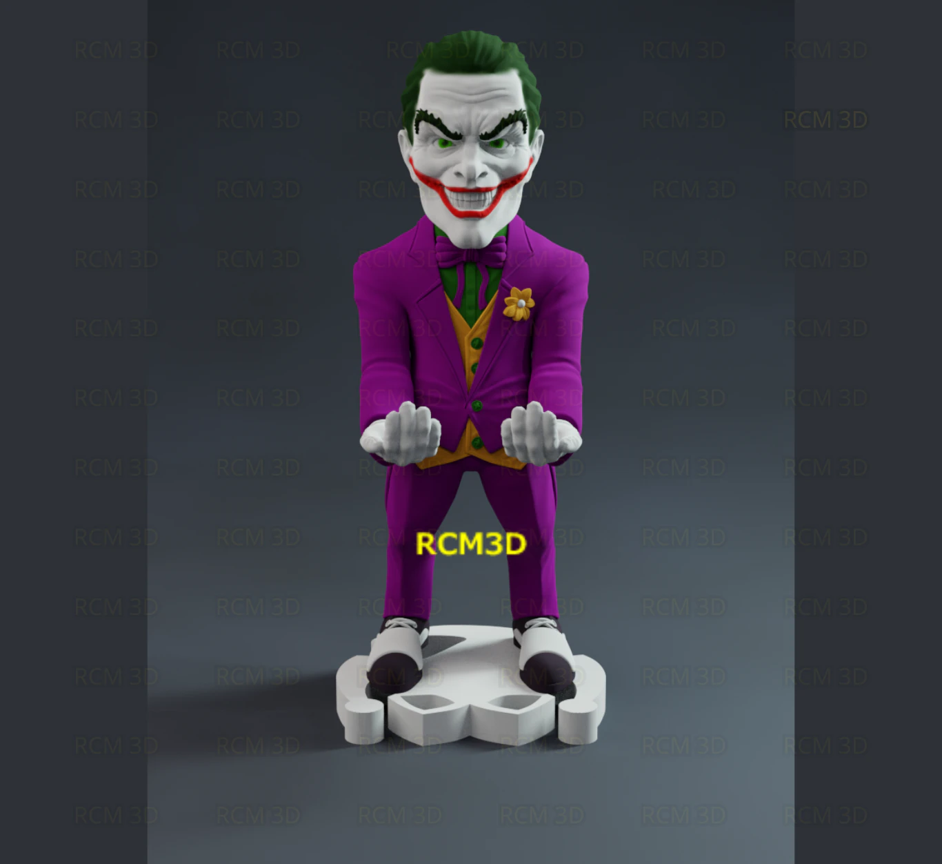 Oker Coringa cellphone and joystick holder 3D Print Model .c4d .max .obj .3ds .fbx .stl .blend