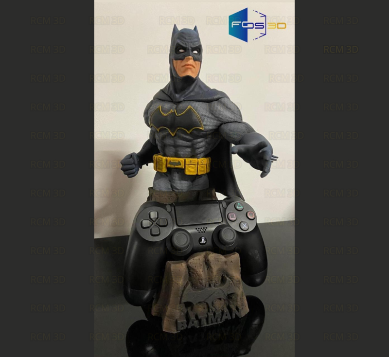 Batman joystick holder Modelo de Impressão 3D .c4d .max .obj .3ds .fbx .stl .blend 