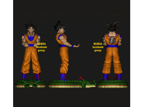 Goku cellphone and joystick holder 3D Принт Модель