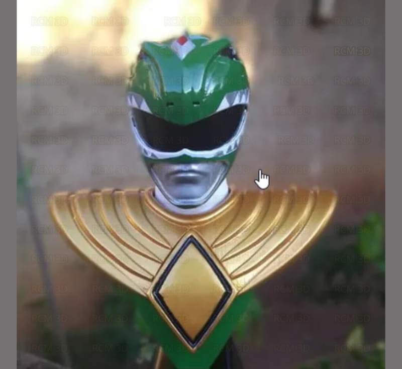 Power rangers Green ranger 3D Принт Модель .c4d .max .obj .3ds .fbx .stl .blend 