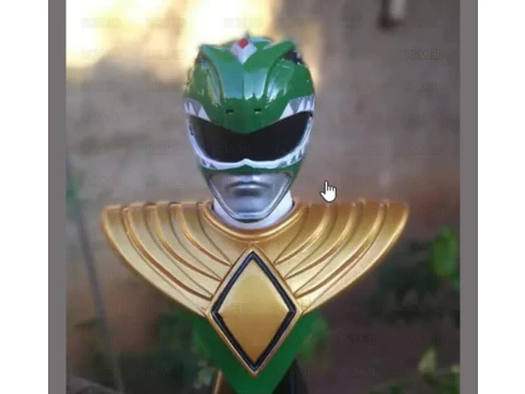 パワーレンジャー グリーンレンジャー 3Dプリントモデル