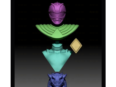 Power rangers Green ranger 3D Принт Модель