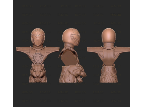 Power Rangers White Ranger Modèles 3D en vedette