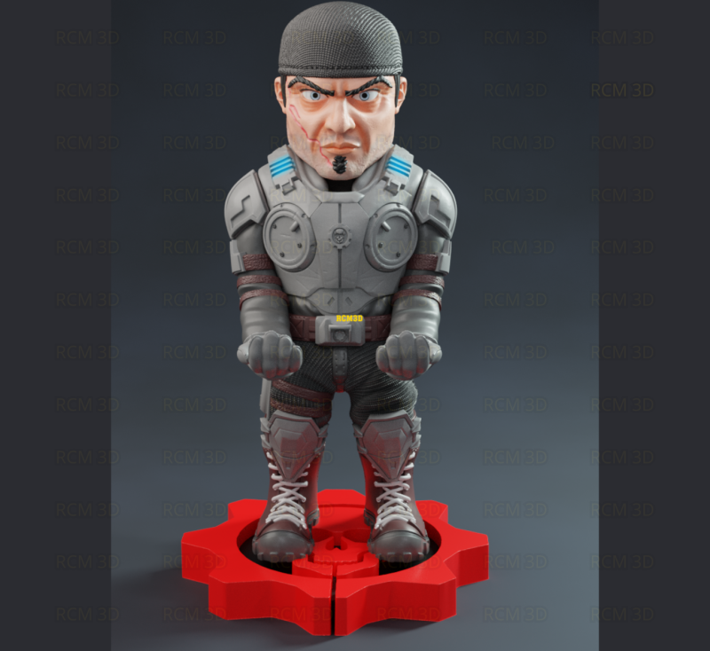 Gears of War Marcus Joystick 3D-printmodel .c4d .max .obj .3ds .fbx .stl .blend 