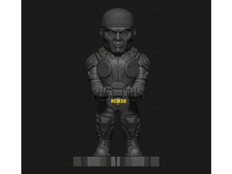 Gears of War Marcus Joystick 3D-printmodel