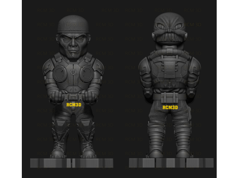 Gears of War Marcus Joystick 3D-printmodel