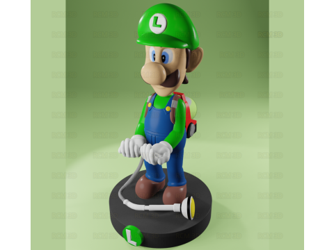 Luigi mansion joystick holder 3D Print Model