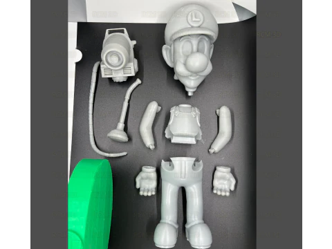 Luigi mansion joystick holder 3D Print Model