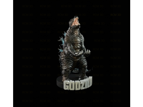 Godzilla joystick holder 3D Print Model