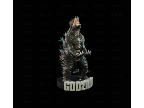고질라 조이스틱 홀더 3D 프린트 모델