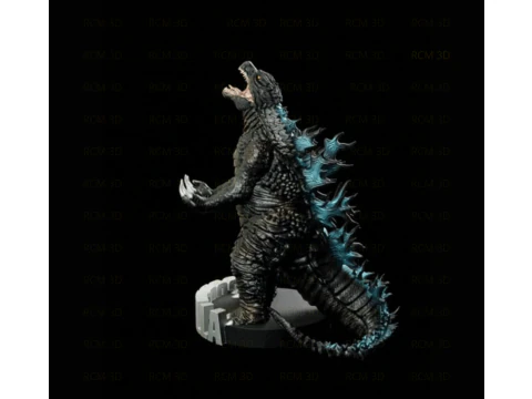 Godzilla joystick holder 3D Print Model