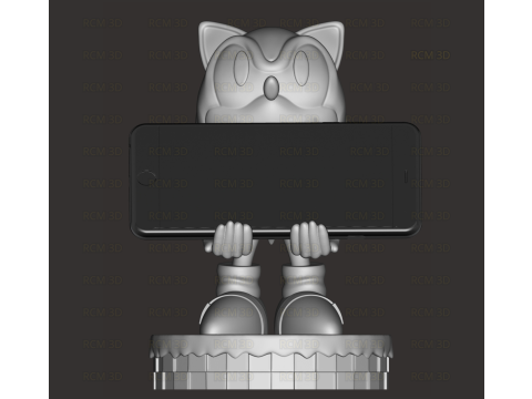 Sonic Cellphone and joystick holder 3D Print Model