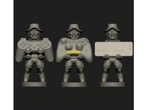 WARZONE COD Captain Price joystick holder Modèles 3D en vedette