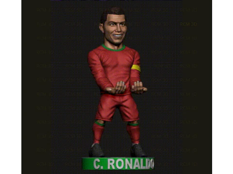Cristiano Ronaldo joystick holder 3D Print Model