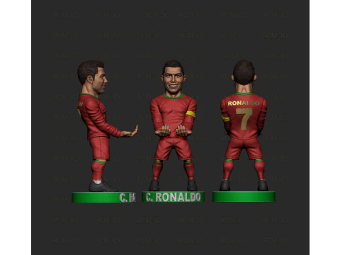 Cristiano Ronaldo joystick holder 3D Print Model