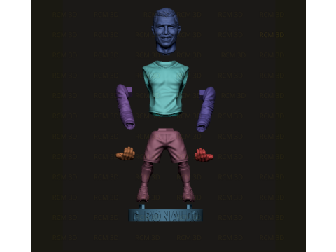 Cristiano Ronaldo joystick holder 3D Принт Модель