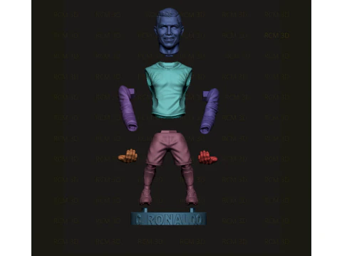 Cristiano Ronaldo joystick holder 3D Print Model