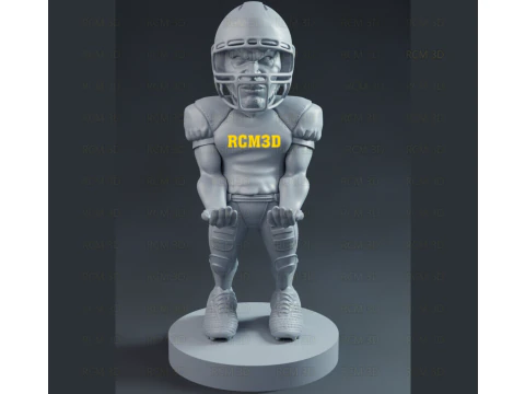 Palanca de mando del jugador de f&uacute;tbol americano Modelo de impresión 3D