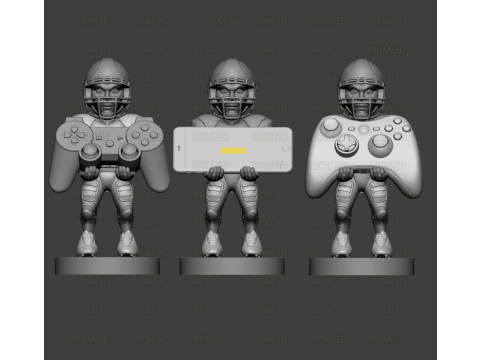 American football player Joystick 3D Print Model