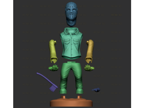 Jason joystick holder 3D प्रिंट मॉडल