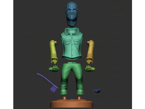 Jason joystick holder 3D Print Model
