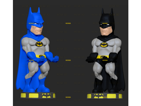 Batman cellphone and joystick holder 3D 프린트 모델