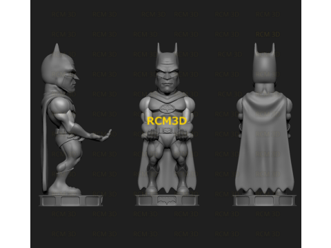Batman cellphone and joystick holder 3D प्रिंट मॉडल