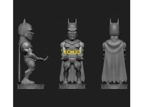 Batman cellphone and joystick holder 3D Print Model
