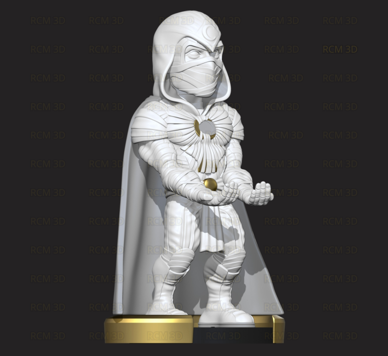 Moon knight Joystick holder 3D Принт Модель .c4d .max .obj .3ds .fbx .stl .blend
