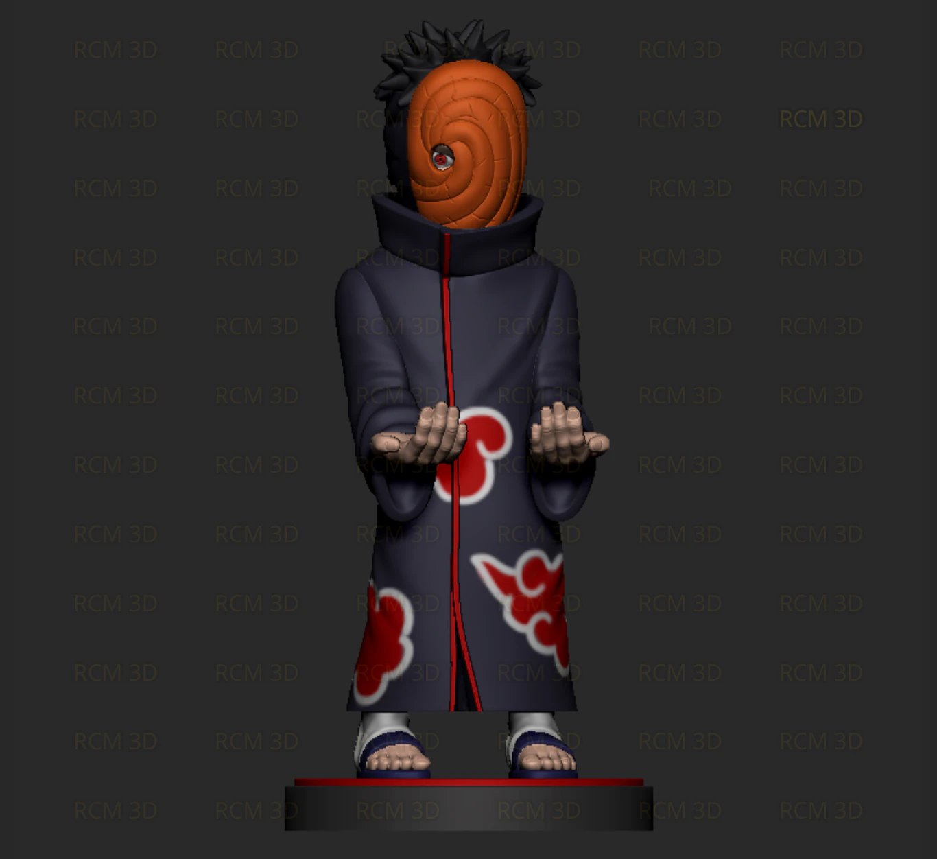Bito Uchiha Akatsuki Joystick 3D Print Model .c4d .max .obj .3ds .fbx .stl .blend 