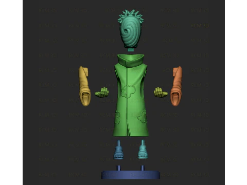 Bito Uchiha Akatsuki Joystick 3D Print Model