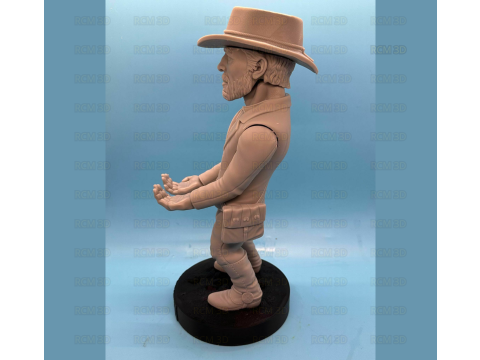 Red Dead Redemption Arthur Morgan joystick holder 3D प्रिंट मॉडल