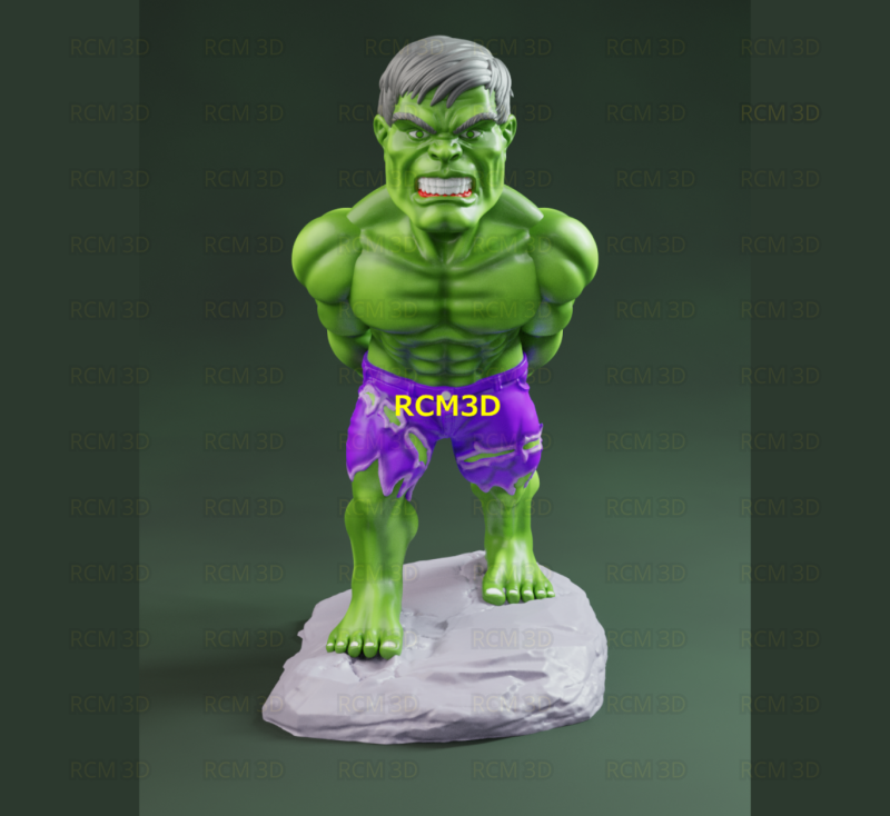 Hulk joystick holder Model Cetak 3D .c4d .max .obj .3ds .fbx .stl .blend 