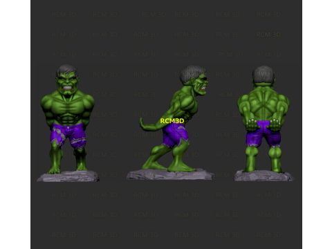 Hulk joystick holder Model Cetak 3D