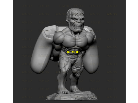 Hulk joystick holder Model Cetak 3D
