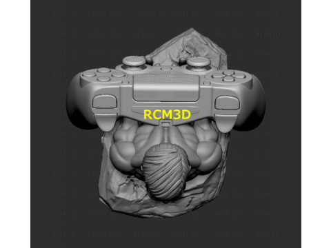 Hulk joystick holder Model Cetak 3D