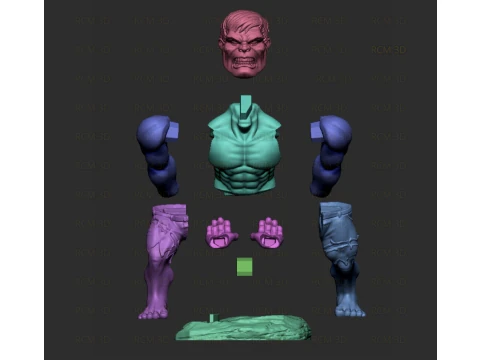 Hulk joystick holder 3D Print Model