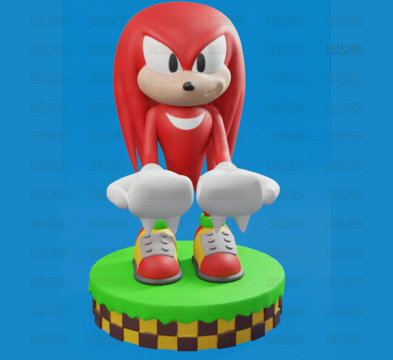 Knuckles Joystick holder 3D Print Model .c4d .max .obj .3ds .fbx .stl .blend 