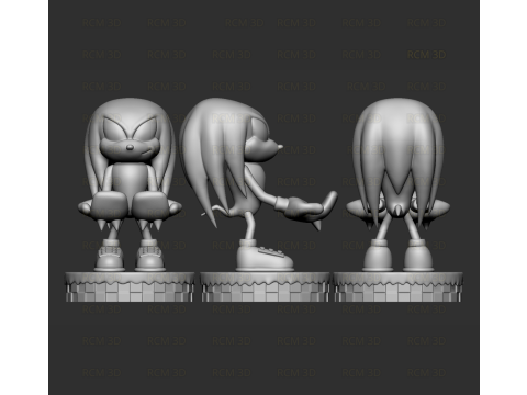Knuckles Joystick holder Model Cetak 3D