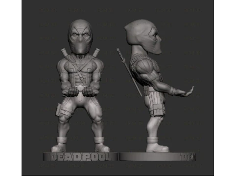 Deadpool joystick holder v3 3D Print Model