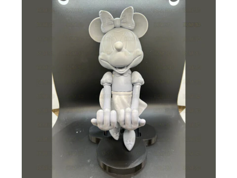 Minnie Mouse joystick holder 3D Print Model
