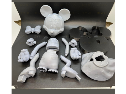 Minnie Mouse joystick holder 3D Print Model