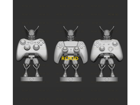 Wolverine cellphone and joystick holder 3D Принт Модель