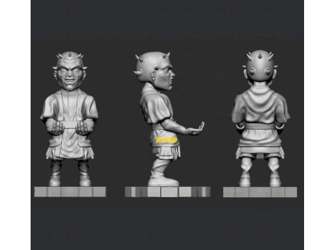 Darth Maul joystick and cellphone holder 3D Print Model