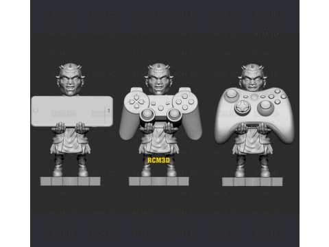 Darth Maul joystick and cellphone holder 3D-printmodel