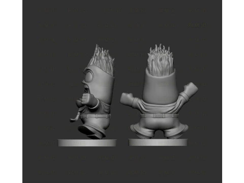 Pomnik gniewu na lewą stronę Model do druku 3D