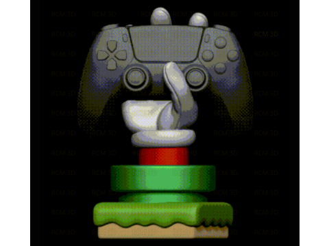 Super Mario hand joystick holder 3D Print Model